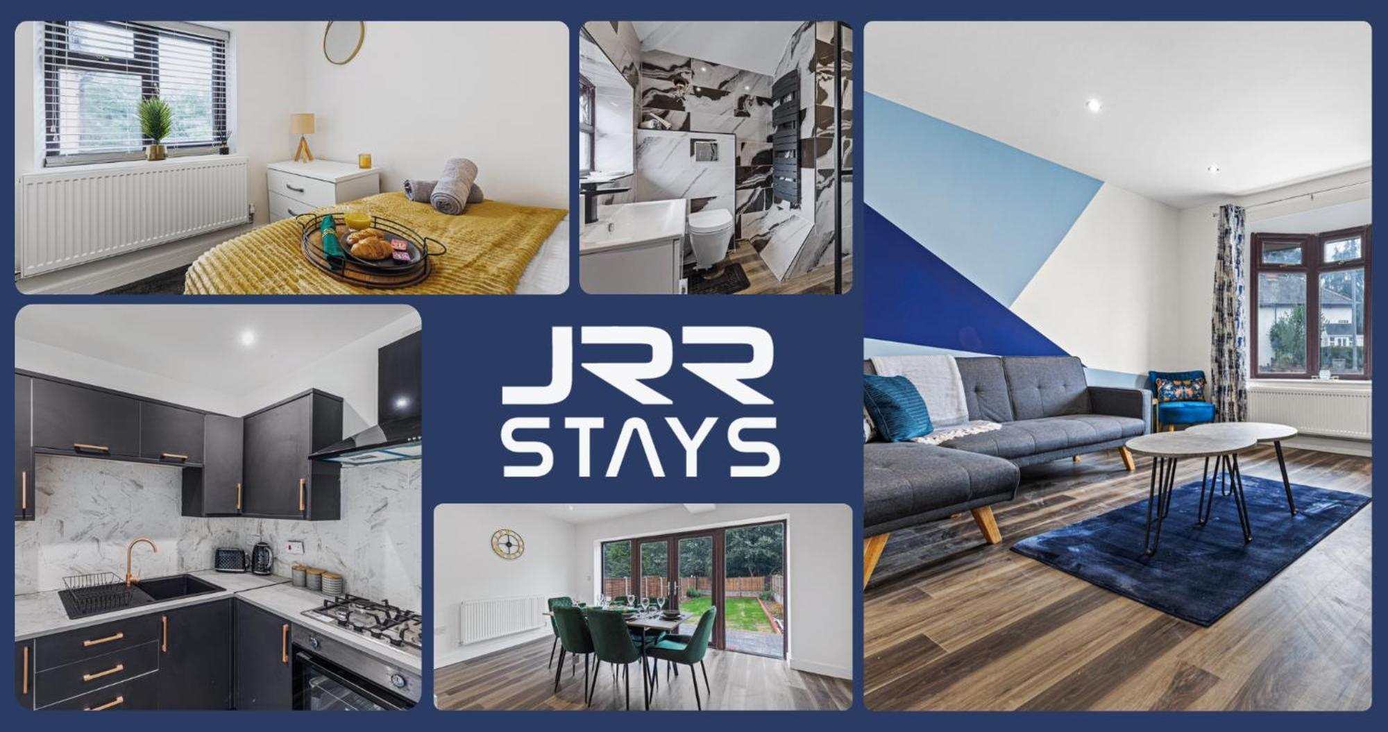 Walsall - 4 Bedroom House, Wi-Fi, Garden , Sleeps 8 - Jrr Stays Bescot 外观 照片